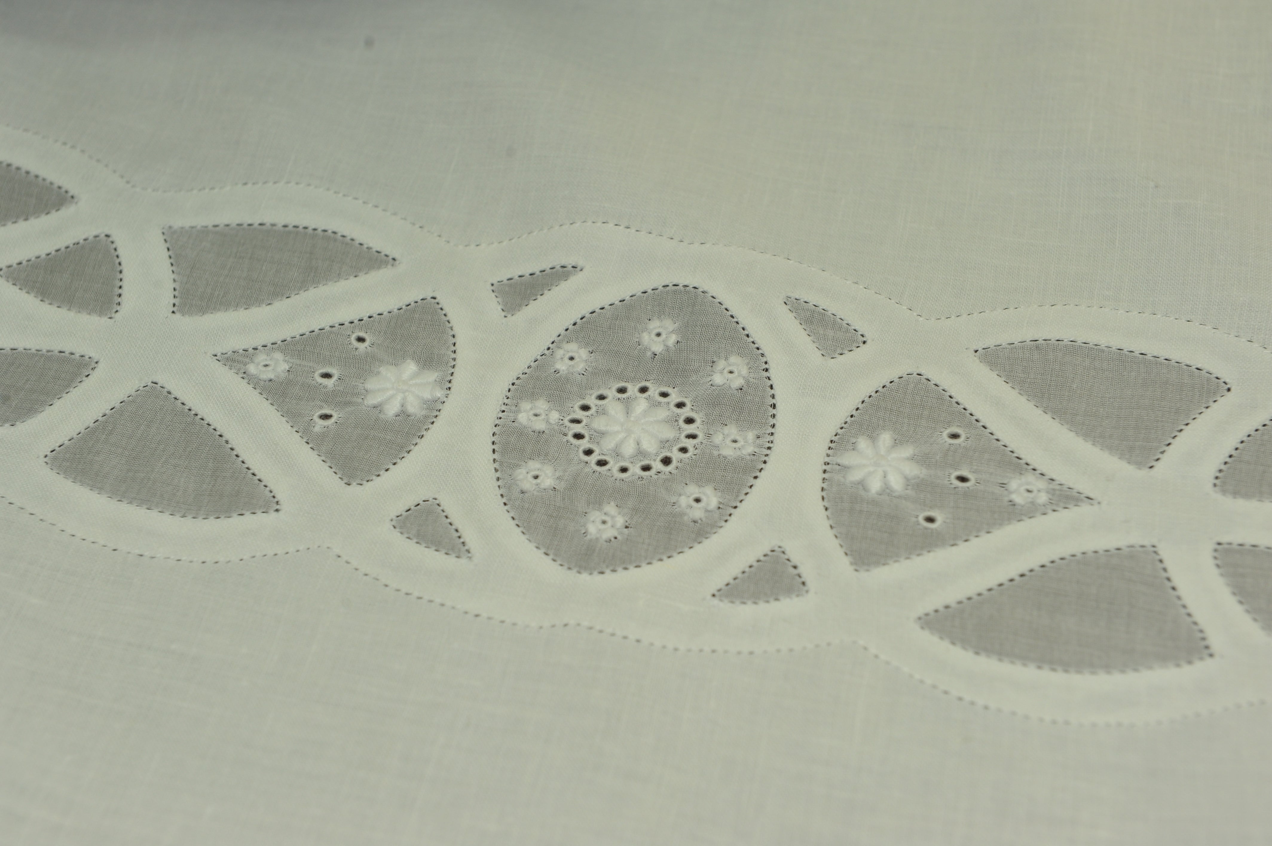 Handmade Madeira Embroidery Tablecloth