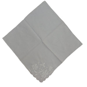 Hand embroidered handkerchief