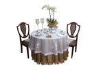 Madeira Embroidered round tablecloth