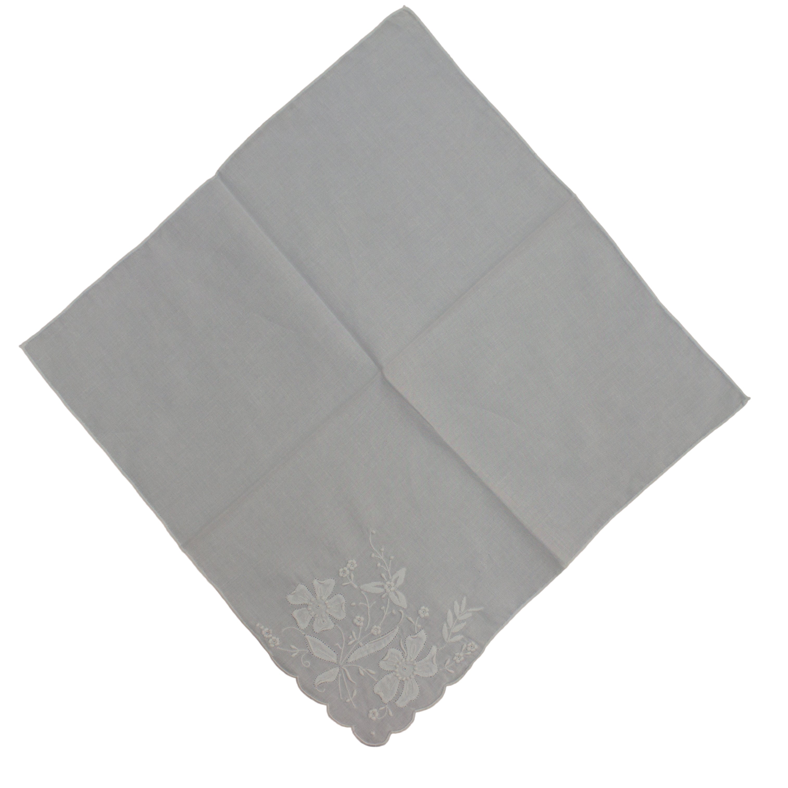 Hand embroidered handkerchief