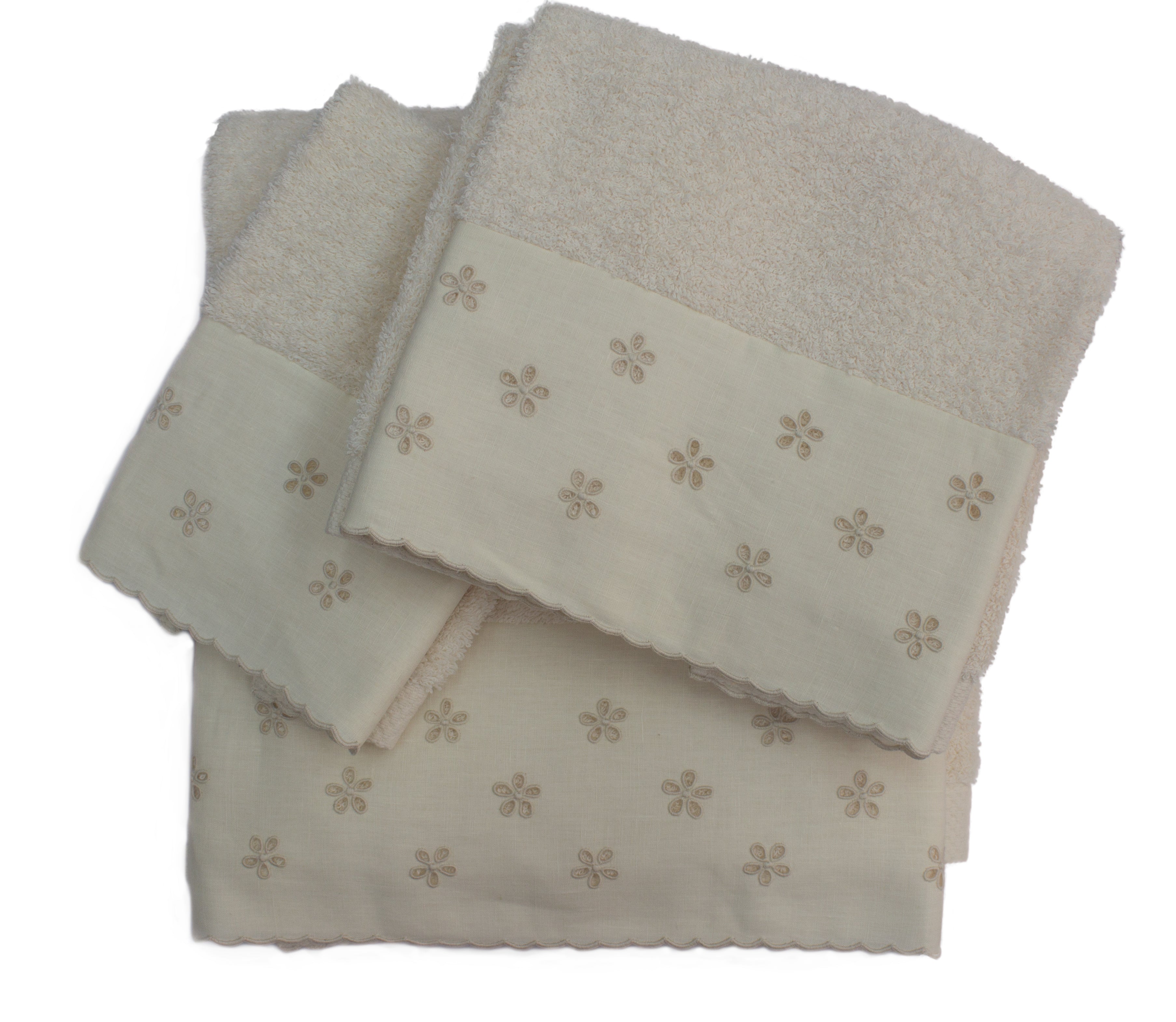 Premium Turkish cotton bath towel with handmade Madeira Embroidery – Lino &  Araújo
